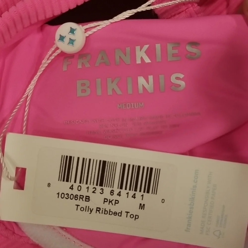 💕FRANKIE'S💕 Ribbed Bikini (Tolly Underwire Top + Jenna High Waist Bottoms) M/L